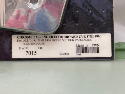 Kuryakyn 7015 Chrome Passenger Floorboard CVR F/Gl1800 New Genuine