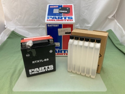 Parts Unlimited RTX7L-BS Battery New Genuine