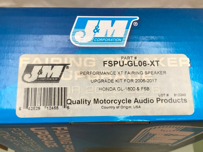 J&M FSPU-GL06-XT Performance XT Fairing Speaker Upgrade Kit New Genuine