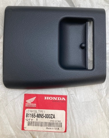 Honda 81165-MN5-000ZA Left-Hand Trunk Pocket Lid, Grey New Genuine