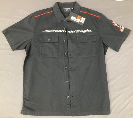 Harley Davidson 96447-24VM/000L Mens Screamin' Eagle SS L Shirt New Genuine