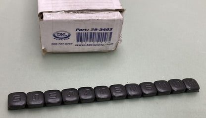 K&L 32-3493 Steel Stick-On Wheel Weights 5 Gram Segment New Genuine