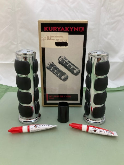 Kuryakyn 6240 ISO Grip for 1" Bars Chrome New Genuine
