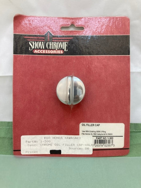 Show Chrome 1-300 Chrome Oil Filler Cap New Genuine