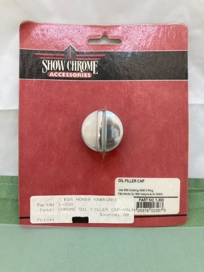 Show Chrome 1-300 Chrome Oil Filler Cap New Genuine