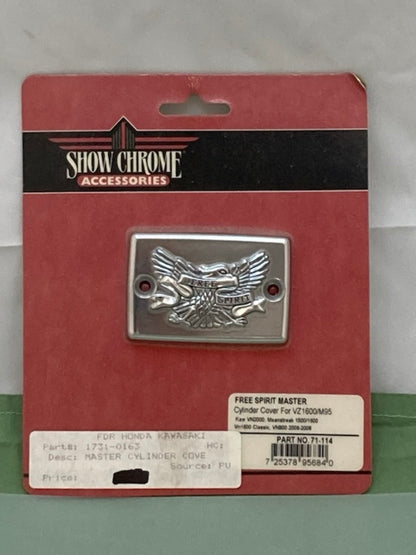 Show Chrome 71-114 Free Spirit Master Cylinder Cover New Genuine