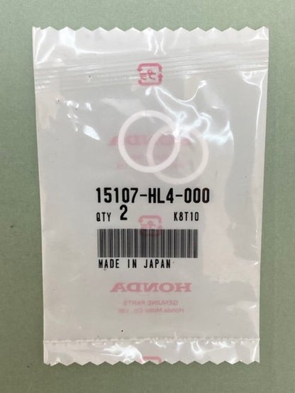 Qty 2 Honda 15107-HL4-000 Ring (16X20) New Genuine