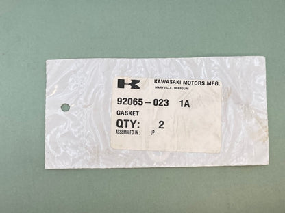 2 Pk. Kawasaki 92065-023 Gasket New Genuine