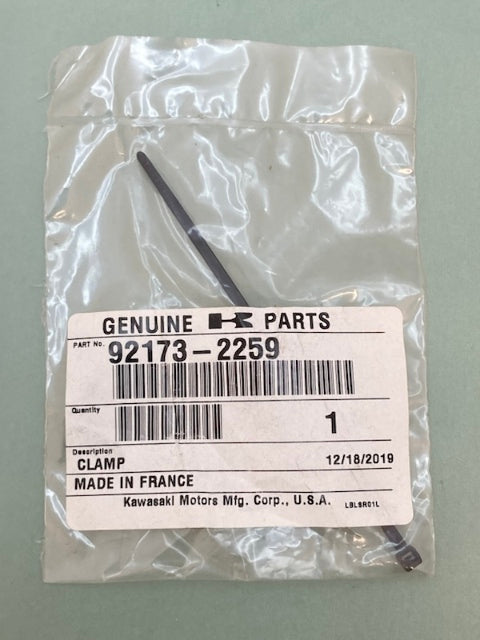 Kawasaki 92173-2259 Clamp New Genuine