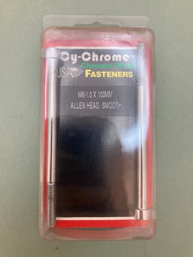 2 Pk. Cy-Chrome MCS-076 M6-1.0x40MM Allen Head, Smooth New Genuine