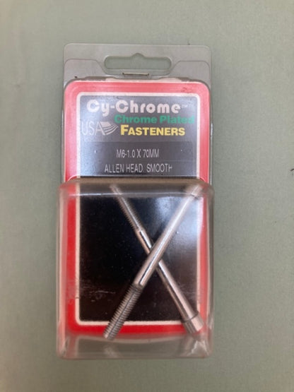 2 Pk. Cy-Chrome MCS-073 M6-1.0x70MM Allen Head, Smooth New Genuine