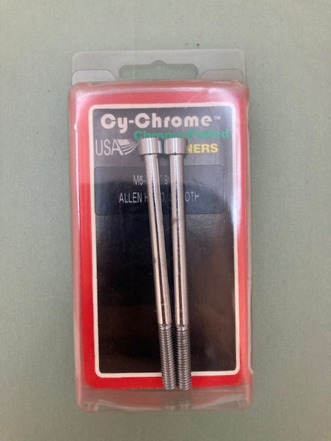 2 Pk. Cy-Chrome MCS-075 M6-1.0x90MM Allen Head, Smooth New Genuine