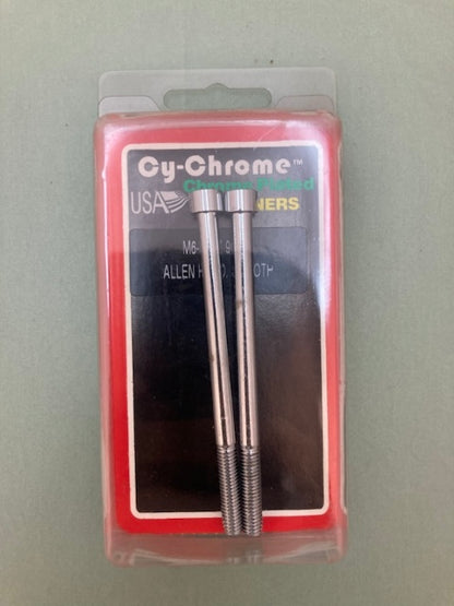 2 Pk. Cy-Chrome MCS-075 M6-1.0x90MM Allen Head, Smooth New Genuine
