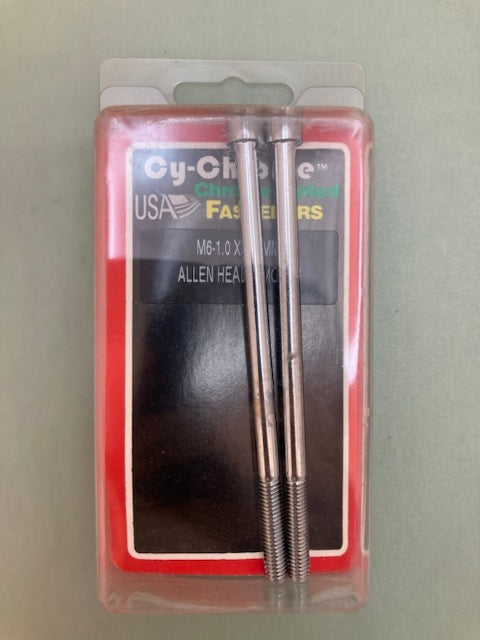 2 Pk. Cy-Chrome MCS-077 M6-1.0x110MM Allen Head, Smooth New Genuine