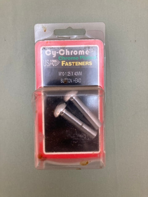 2 Pk. Cy-Chrome MCS-099 M10-1.25x40MM Button Head New Genuine