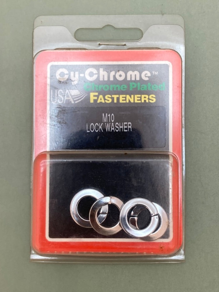4 Pk. Cy-Chrome MCS-135 M10 Lock Washer New Genuine