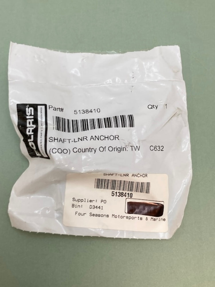 QTY 2 Polaris 5138410 Lock & Ride (LNR) Anchor Shaft New Genuine