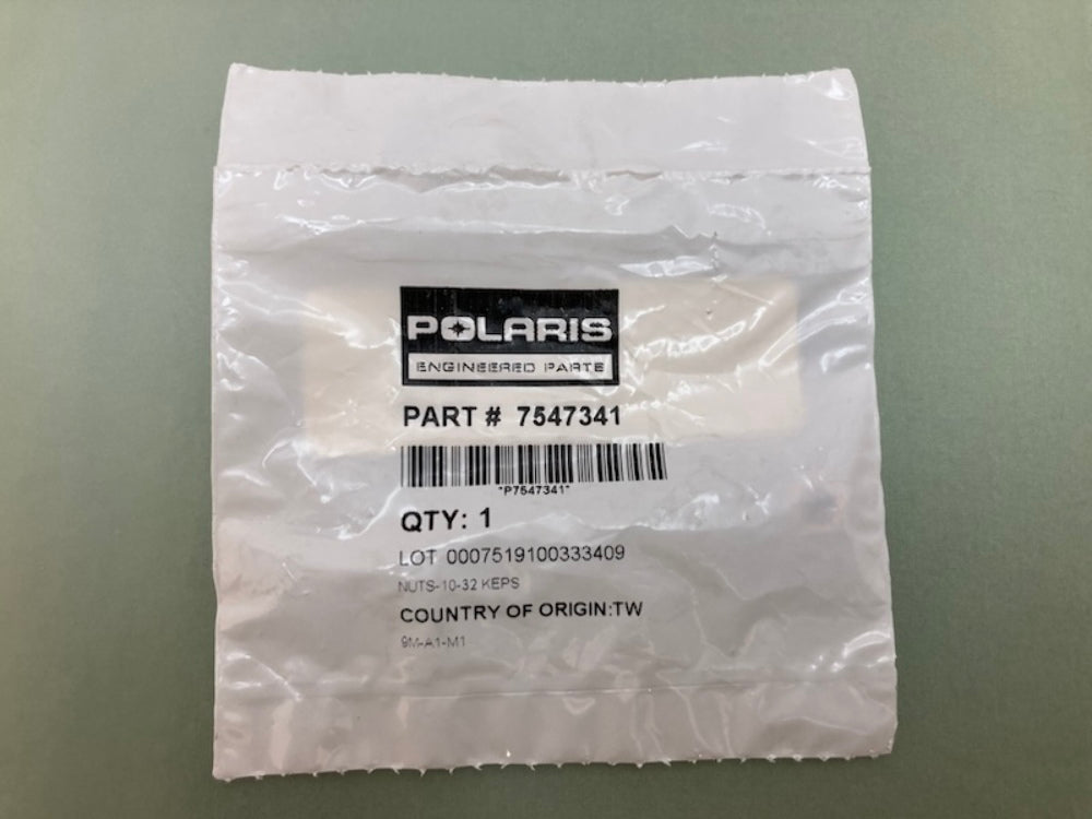 QTY 3 Polaris 7547341 KEPS Nuts 10-32 New Genuine