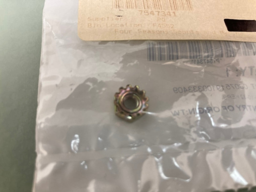 QTY 3 Polaris 7547341 KEPS Nuts 10-32 New Genuine
