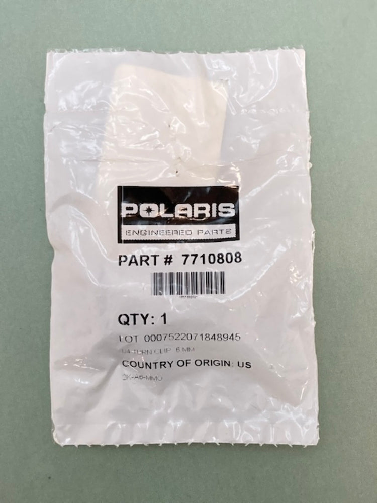Polaris 7710808 1/4 Turn Clip, 6 mm New Genuine