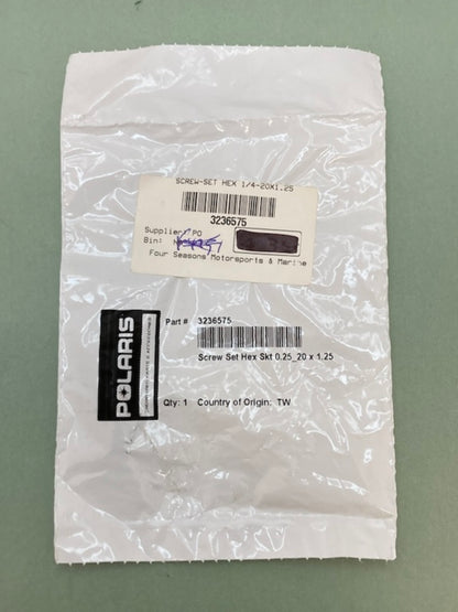 Polaris 3236575 Hex Set Screw 1/4-20x1.25 New Genuine