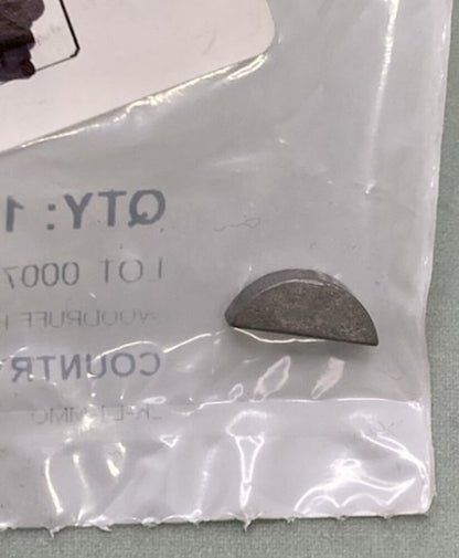 Polaris 7721122 Key, Woodruff New Genuine
