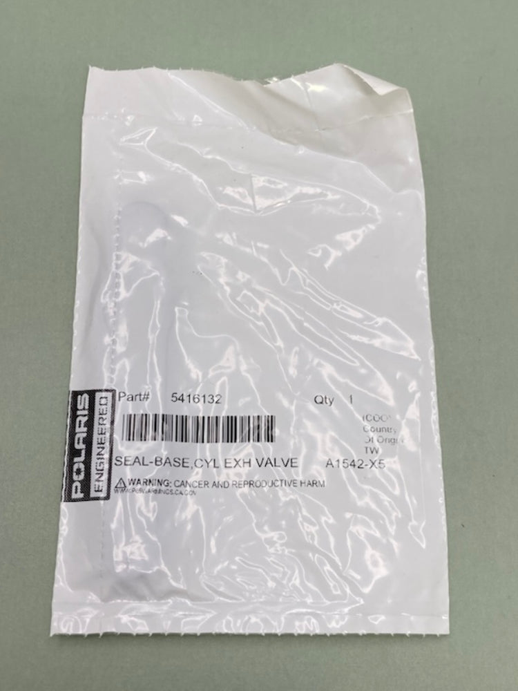 Polaris 5416132 Seal-Base, Cyl Exh Valve New Genuine