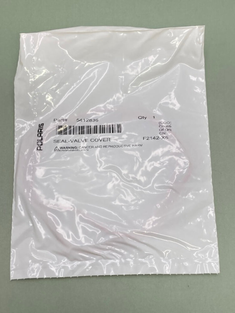 Polaris 5412836 Seal, Valve, Cover New Genuine
