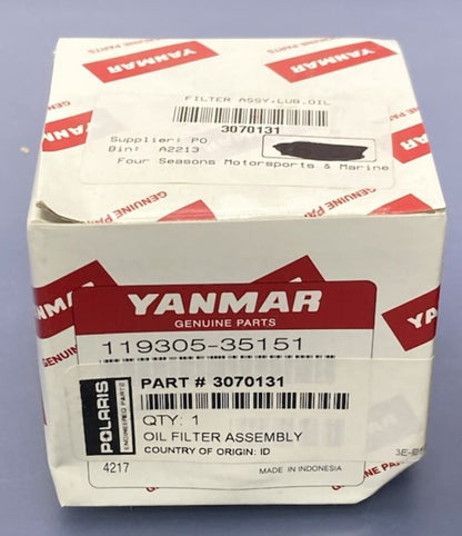 Yanmar 119305-35151 Polaris 119305-35151 Filter Assembly Lub.Oil New Genuine