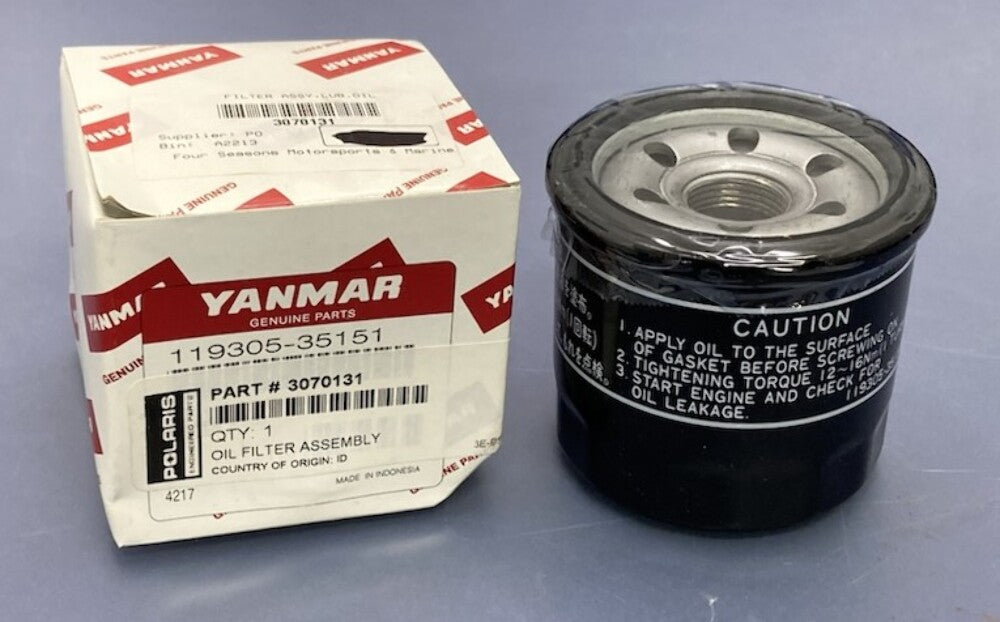 Yanmar 119305-35151 Polaris 119305-35151 Filter Assembly Lub.Oil New Genuine