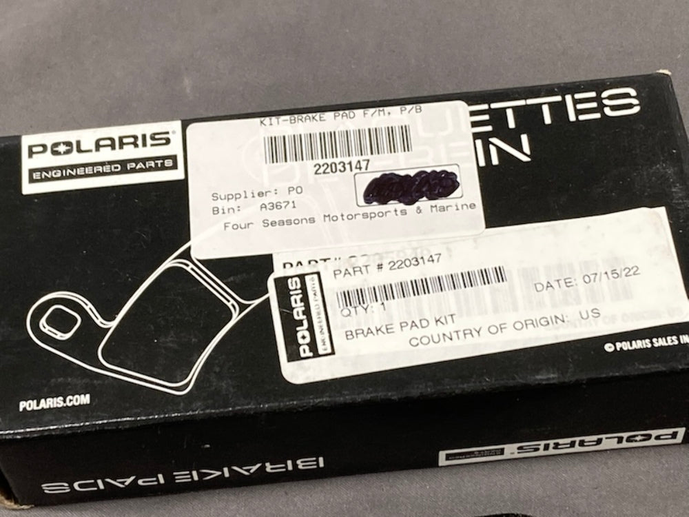 Polaris 2203147 Kit, Brake, Pad New Genuine
