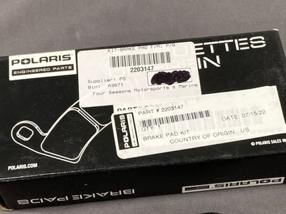 Polaris 2203147 Kit, Brake, Pad New Genuine