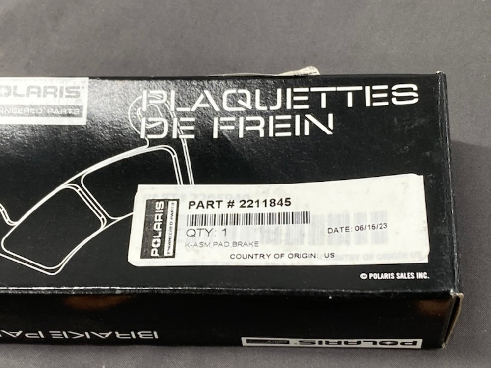 Polaris 2211845 K-Asm, Pad, Brake Kit New Genuine