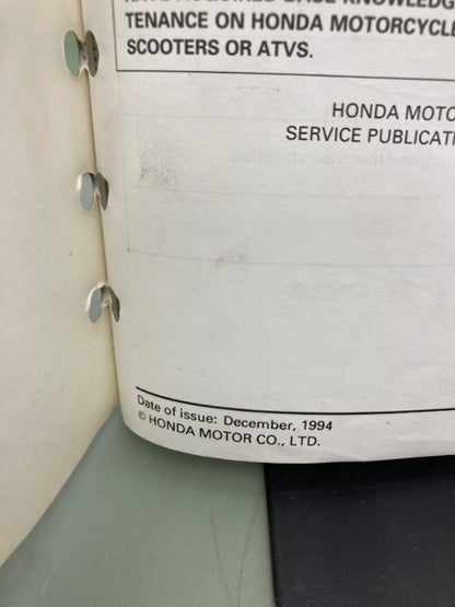 Honda 61MAL02 CBR600F3 '95-'97 Service Manual Genuine