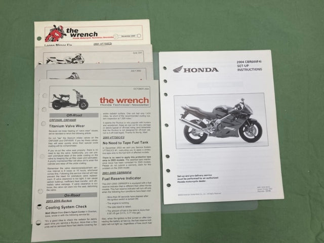 Honda 61MBW54 CBR600F4i '01-'06 Service Manual Genuine