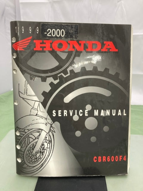 Honda 61MBW01 CBR600F4 '99-'00 Service Manual Genuine
