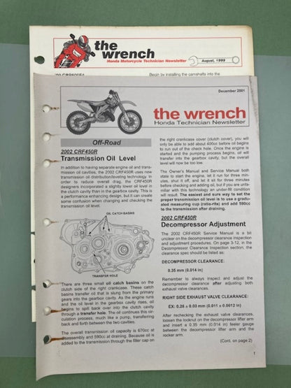 Honda 61KZ451 CR125R '98-'99 Service Manual Genuine