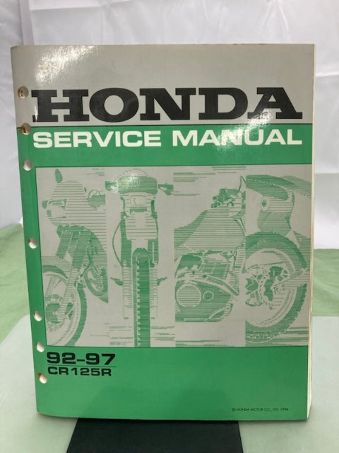 Honda 61KZ405 CR125R '92-'97 Service Manual Genuine