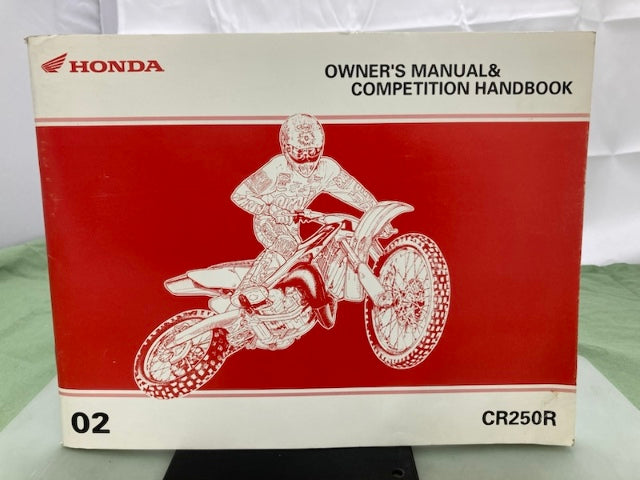 Honda 31KZ3730 CR250R Owner's Manual '02 Genuine