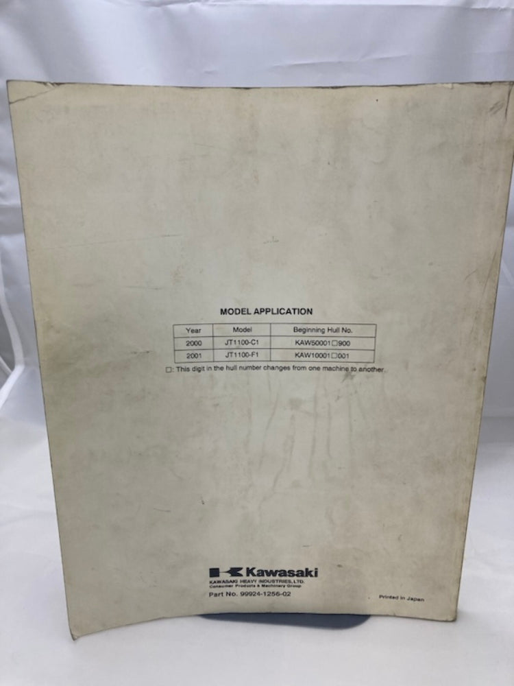 Kawasaki 99924-1256-02 1100 STX D.I. Jet Ski Service Manual 2000 Genuine