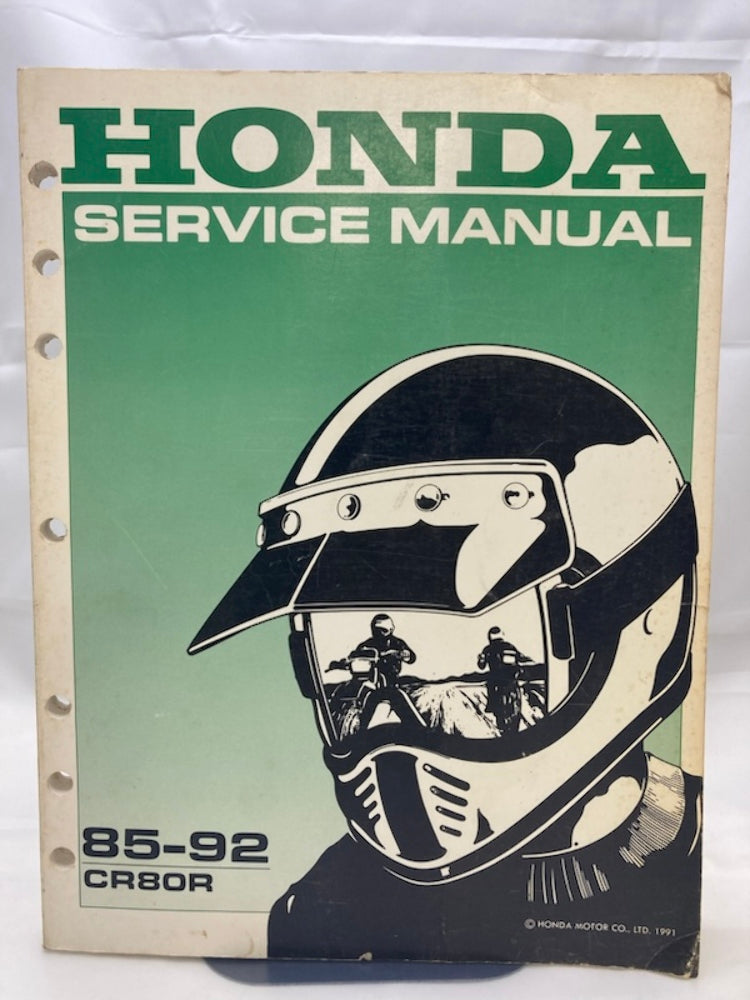 Honda 61GC409 Cr80r '85-'92 Service Manual 1991 Genuine