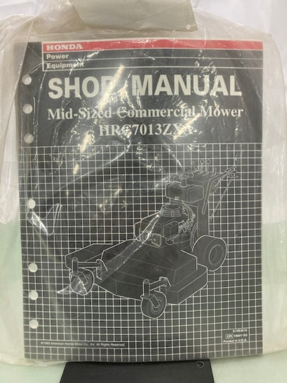 Honda 61VE4610 HRC7013ZXA Mid-Sized Commercial Mower Shop Manual '93 New Genuine