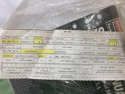 Honda 61VE4610 HRC7013ZXA Mid-Sized Commercial Mower Shop Manual '93 New Genuine