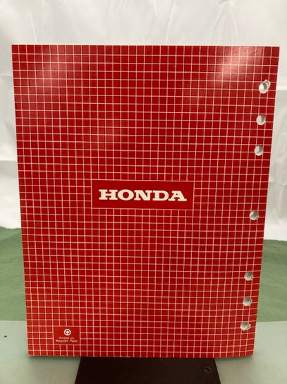 Honda 61ZJ110Z GX670 Engine Shop Manual '99 w/ 61ZJ110W Supplements '01 Genuine