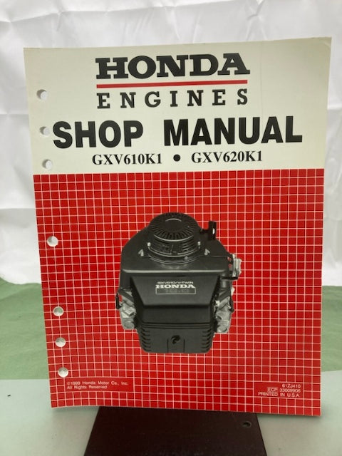 Honda 61ZJ410 GXV610K1 GXV620K1 Engine Shop Manual 1999 Genuine