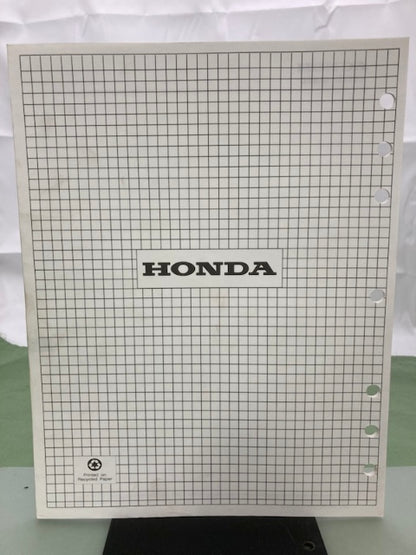 Honda 61ZJ110 GX610K1 GX620K1 Engine Shop Manual '99 w/ Supplements Genuine