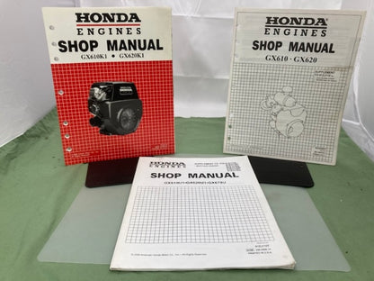 Honda 61ZJ110 GX610K1 GX620K1 Engine Shop Manual '99 w/ Supplements Genuine