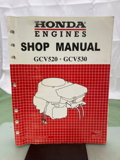 Honda 61Z0A00 GCV520 GCV530 Engine Shop Manual '00 w/ Supp 61Z0A00Z 2001 Genuine