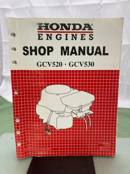 Honda 61Z0A00 GCV520 GCV530 Engine Shop Manual '00 w/ Supp 61Z0A00Z 2001 Genuine
