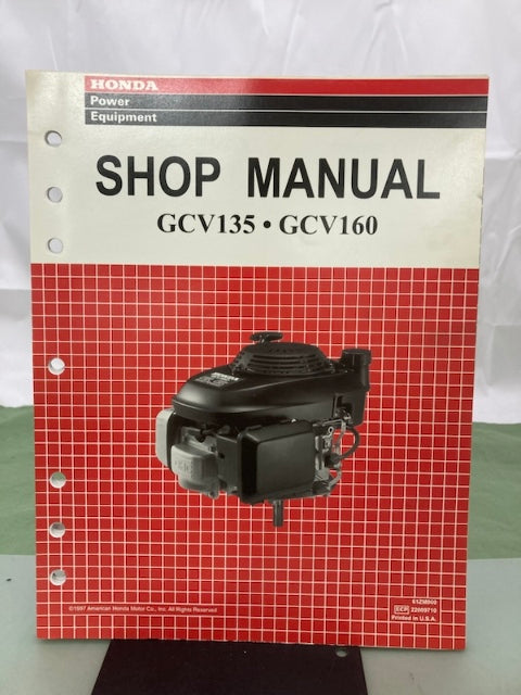 Honda 61ZM000 GCV135 GCV160 Engine Shop Man '97 w/ Supps 61ZM000Z/Y '03 Genuine